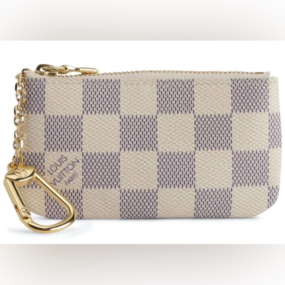 Louis Vuitton LV Damier Azur Key Pouch - Discontinued